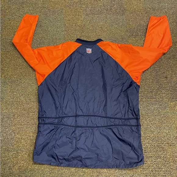 Vintage Denver Broncos windbreaker men XXL pullover center swoosh jacket 90s NFL - Picture 2 of 14
